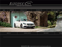 Tablet Screenshot of elegancecar.net